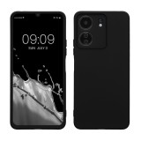 Husa Kwmobile pentru Xiaomi Poco C65/Redmi 13C, Negru, Silicon, KWM000020KN001C, Carcasa