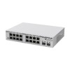 Cloud Smart Switch, 16 x Gigabit, 2 x SFP+ 10Gbps, 1U - Mikrotik CSS318-16G-2S+IN SafetyGuard Surveillance