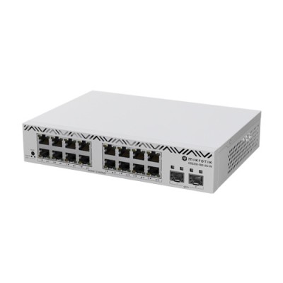 Cloud Smart Switch, 16 x Gigabit, 2 x SFP+ 10Gbps, 1U - Mikrotik CSS318-16G-2S+IN SafetyGuard Surveillance foto