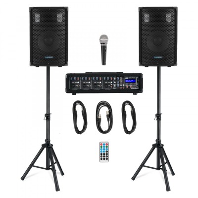 Set Mixer Amplificat PA McGrey BP-210 + boxe foto