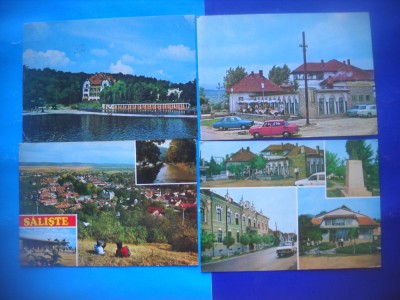 HOPCT LOT 2172 ASPECTE DIN... -JUD SIBIU -4 CARTI POSTALE-CIRCULATE foto