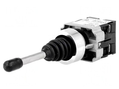 Comutator Joystick 22mm 1NO x2 Negru foto