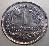 J.131 GERMANIA 1 REICHSMARK 1937 A, Europa, Nichel