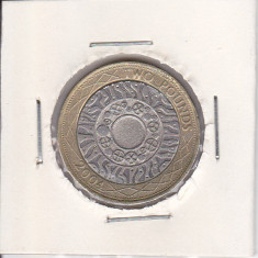 M3 C50 - Moneda foarte veche - Anglia - 2 lire sterline - 2004