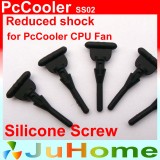 4buc cauciuc siliconic PC procesor carcasa suruburi pentru fixare FAN