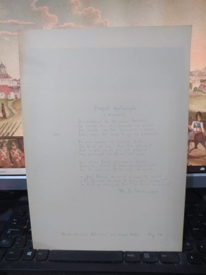 Th. D. Speranția, 4 poezii scrise de m&amp;acirc;nă..., Noaptea &amp;icirc;n Văleni de Munte, 082 foto