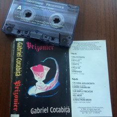 gabriel cotabita prizonier 1996 album caseta audio muzica pop usoara slagare