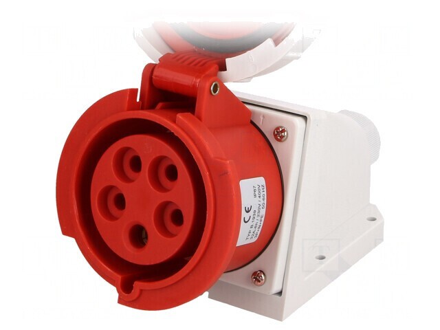 Conector AC Trifazat 32A 400V IP67 Soclu Mamă