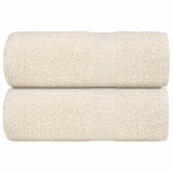 Cumpara ieftin Prosoape de oaspeti, FROGN, 2 buc., crem, 30x50 cm, 360 g/m&sup2;