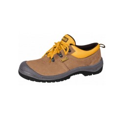 Pantofi protectie maro cu talpa varf metalic 40, pentru protectie a piciorului la locul de munca - Ingco SSH01S1P.40