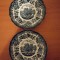Doua farfurii portelan Royal Worcester Avon Scenes Palissy UK 16.5 cm