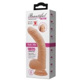 Beautiful Alex 11&quot; Vibrator Realistic cu Stimulare Puncte G,P, 28x5 cm, Orion