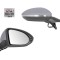 Oglinda exterioara Vw Golf 7 (5k), 10.2012-, partea Dreapta, culoare sticla crom, sticla convexa, cu carcasa grunduita , cu incalzire , ajustare elec