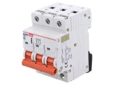 &Icirc;ntrerupător de supracurent trifazat de 25A 230/400VAC