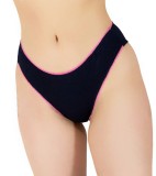 Cumpara ieftin Chilot Brazilian Bumbac Dantela Luan C1242 Bleumarin S: Confort, Stil, Personalizare! (Alb, Bej, Negru, Rosu)