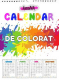 Calendar de colorat, de perete