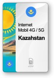 ESIM Internet Kazahstan, valabil 30 zile, trafic Nelimitat, Standard