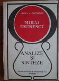 F.N. Gheorghe - Mihai Eminescu. Analize și sinteze