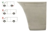 Segment reparatie aripa spate Mercedes Sprinter 1995-2007, VW LT 1995-2006 L=1200 Partea Stanga, Spate, baza roti :3000 mm, in spatele bazei roti, Rapid