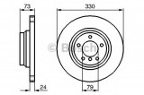 Disc frana BMW Seria 3 (E90) (2005 - 2011) BOSCH 0 986 479 215