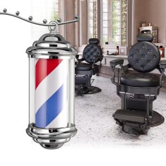 Barber pol barberski cu lampa 48cm.