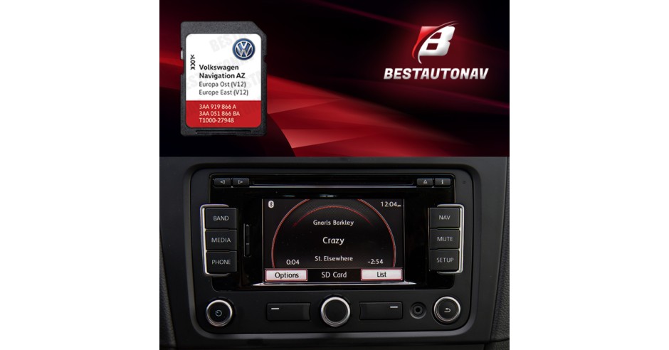 Card navigatie RNS 315 Volkswagen Passat CC harta Europa de Est Romania ...