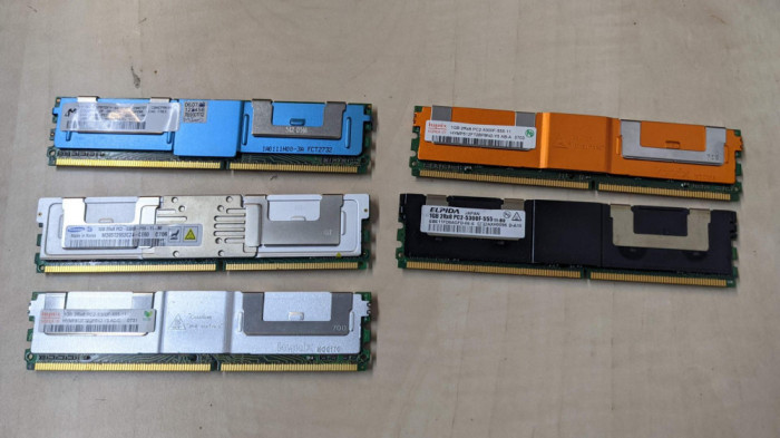 Memorie Ram Server / Workstation DDR2 ECC PC2-5300F 1GB 667MHz Fully Buffered