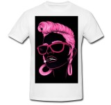 Cumpara ieftin Tricou &quot; Girl smoking pink &quot;