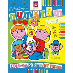 Coloram si numaram. Carte de colorat