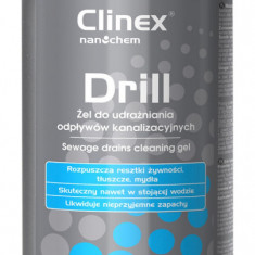 Clinex Drill, 1 Litru, Solutie Gel, Pentru Desfundat Tevi