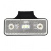 Lampa Pozitie LED V1041, 12V/24V, Galbena, Omologare E9, Catadioptru