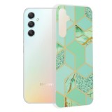 Husa pentru Samsung Galaxy A34 5G - Techsuit Marble Series - Green Hex