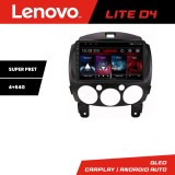 Navigatie Android Mazda 2 2007-2013 cu GPS, 4GB RAM, 64GB Lenovo