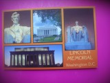 HOPCT 8103 MEMORIALUL LINCOLN -WASHINGTON DC -SUA-AMERICA DE NORD -NECIRCULAT-PATRIOT A, Necirculata, Printata