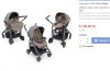Chicco carucior 3 in 1 Trio Love 0 luni +, Gri