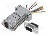 Adaptor D-Sub 9pin mama, RJ45 soclu, MH CONNECTORS - MHDA9-SMJ8-M-K-RC