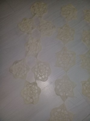 lot 8 macrame/macrameuri vechi,,perioada Comunista/Ceausista,originale,T.Gratuit foto