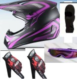 Cumpara ieftin Set Casca Moto ATV Trotineta Enduro Ochelari Manusi Cagula OEM Marimi S M L XL