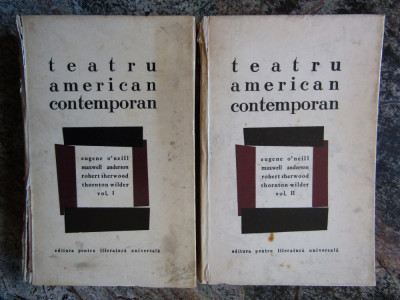 TEATRU AMERICAN CONTEMPORAN 2 volume (1967, editie cartonata) foto