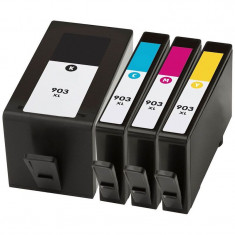 Set 4 cartuse compatibile HP 903XL Black, Cyan, Magenta, Yellow