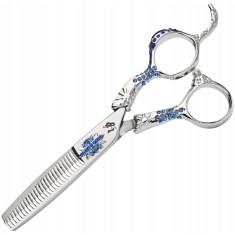 WOLF Degloving foarfece pentru dreptaci 5,5 Sapphire offset foarfece de tuns pentru salon Linia prof