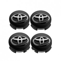 Set 4 capace roti 62mm negre compatibil janta aliaj Toyota 5949096250614