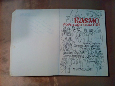 BASME Populare Engleze - GEORGE SCUTARU (ilustratii) - 1981, 192 p foto