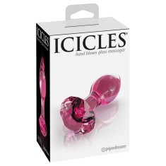 Dop anal din sticla - Icicles No. 79 Pink