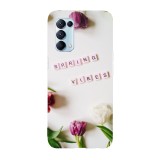 Husa compatibila cu Oppo A76 model Spring Vibes, Silicon, TPU, Viceversa, Transparent, Carcasa