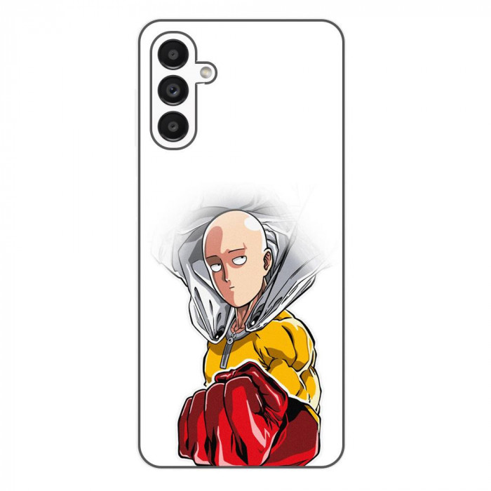 Husa compatibila cu Samsung Galaxy A14 4G, A14 5G Silicon Gel Tpu Model One Punch Man Saitama