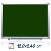 Tabla magnetica verde 120&amp;#215;240 cm, premium, VISUAL