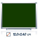 Tabla magnetica verde 120&amp;#215;240 cm, premium, VISUAL