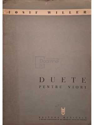 Iosif Willer - Duete pentru viori (Editia: 1966) foto
