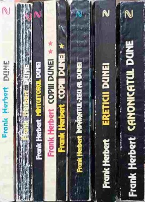 CICLUL DUNE VOL.1-6 (8 CARTI - COMPLETA) DUNE. MANTUITORUL DUNEI. COPIII DUNEI. IMPARATUL-ZEU AL DUNEI. ERE-251641 foto